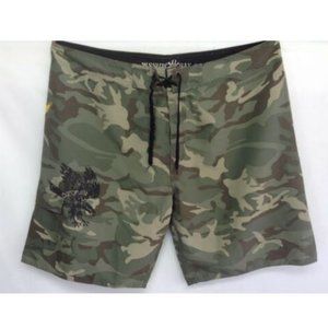 Men's Shorts Surfing Buddha Camouflage L